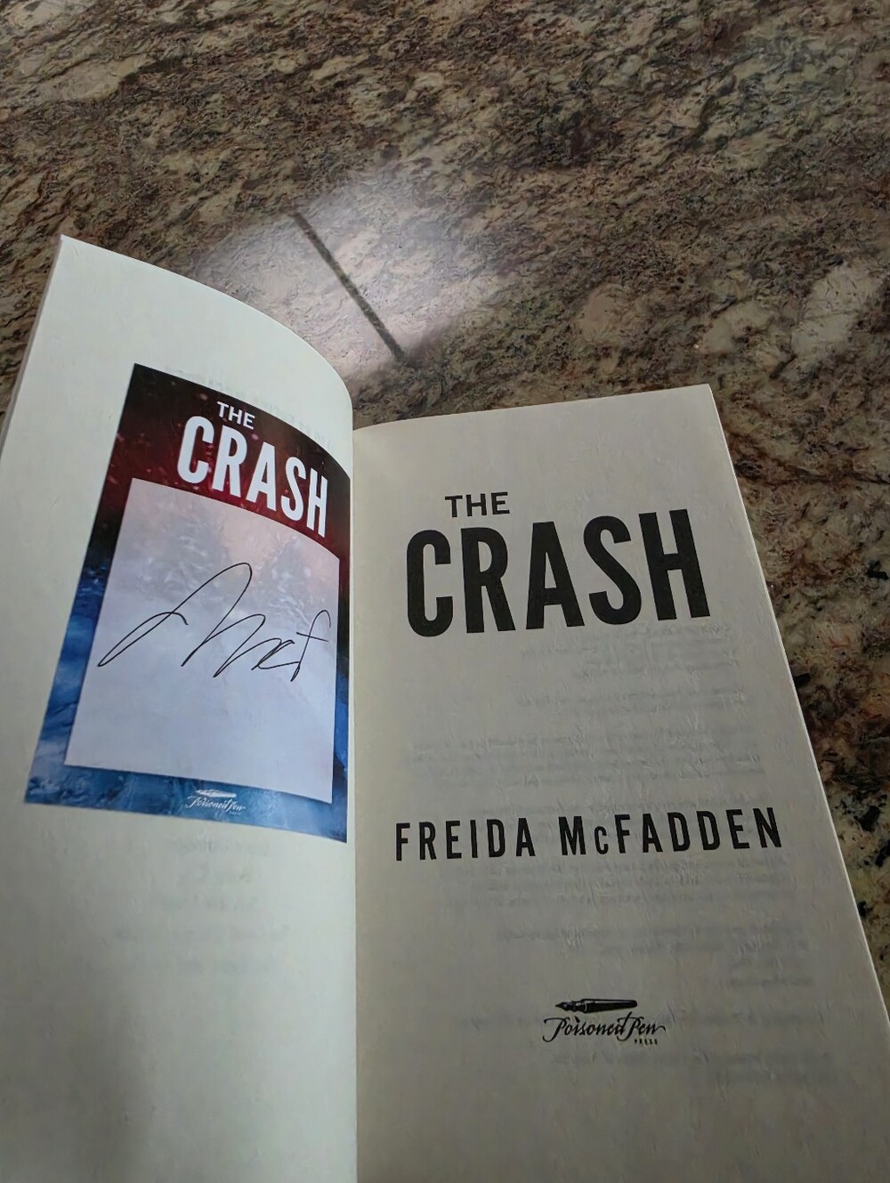 Freida McFadden "The Crash" SIGNED NEW